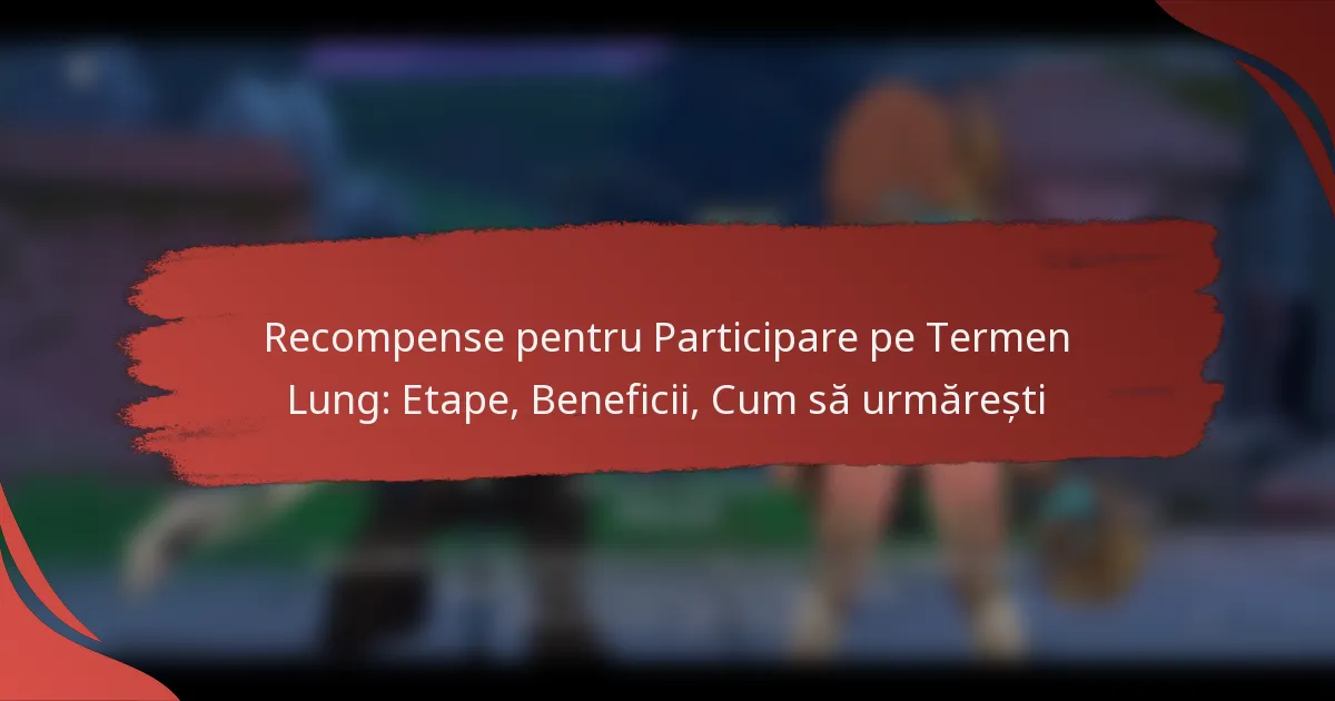 Recompense pentru Participare pe Termen Lung: Etape, Beneficii, Cum să urmărești